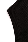 The Mock Neck Tank Black