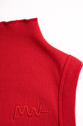 The Mock Neck Tank Black