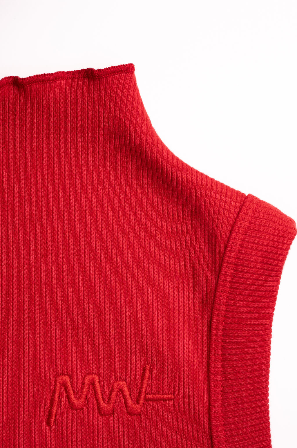 The Mock Neck Tank Black