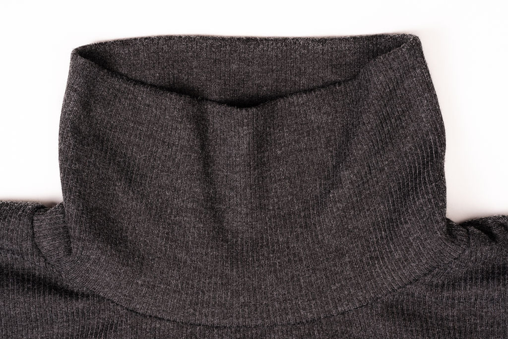 The Long Sleeve Mock Neck Black