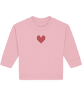 Made with Love Baby Embroidered Red Heart Long Sleeve