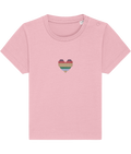 Made with Love Baby Rainbow Heart Tee