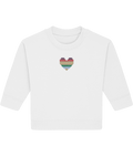 Made with Love Baby Rainbow Heart Long Sleeve