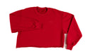The Cropped Sweatshirt Cherry Red