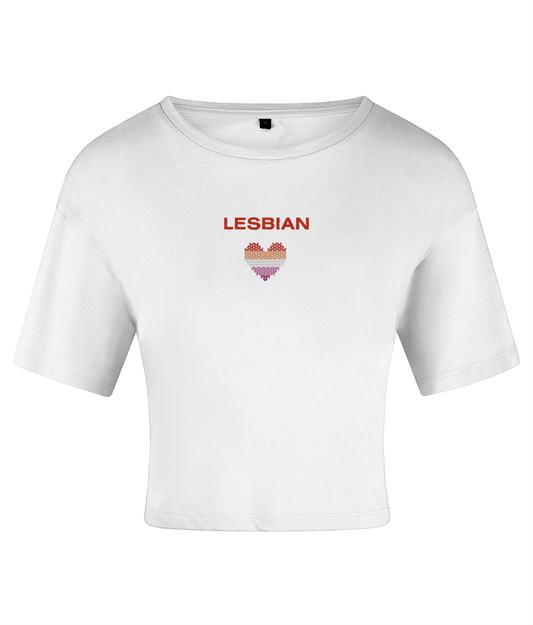 PRIDE Lesbian Crop Top