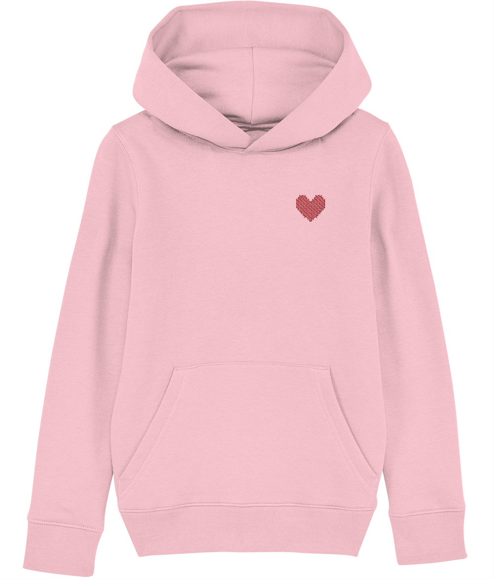 Red heart hoodie sale