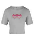 Double Heart Crop Top