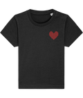 Made with Love Baby Red Heart Tee