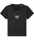 Made with Love Baby White Heart Tee