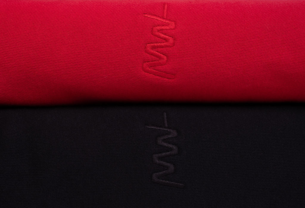 The Cropped Sweatshirt Cherry Red
