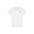 Made With Love Embroidered Rainbow Heart T-shirt