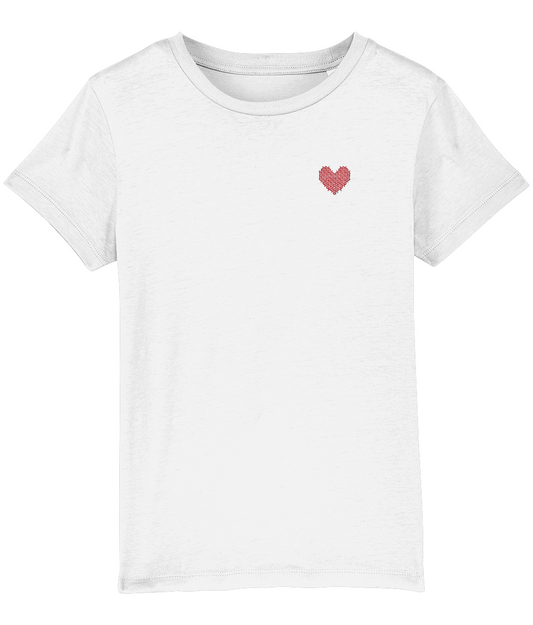 Made with Love Kids Red Heart Tee