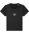 Made with Love Baby Rainbow Heart Tee