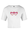 Double Heart Crop Top