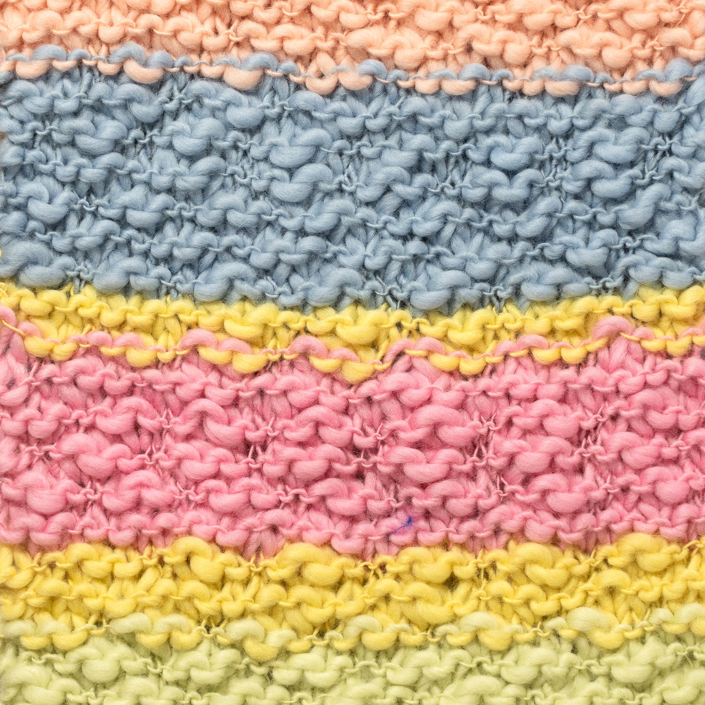 Beginner: Rainbow Wool Beanie & Scarf Kit (Yarn + Pattern with video tutorials)